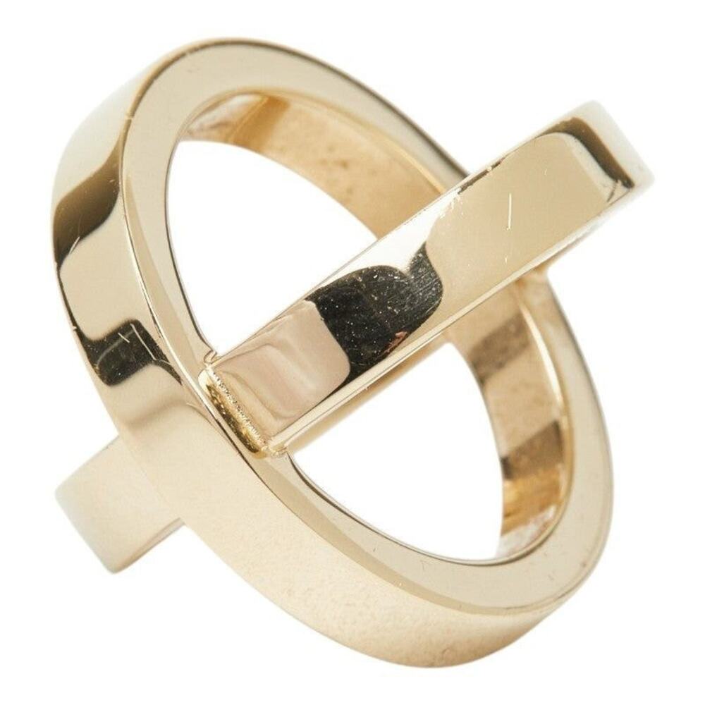 Hermes Cosmos Scarf Ring Gold Plated